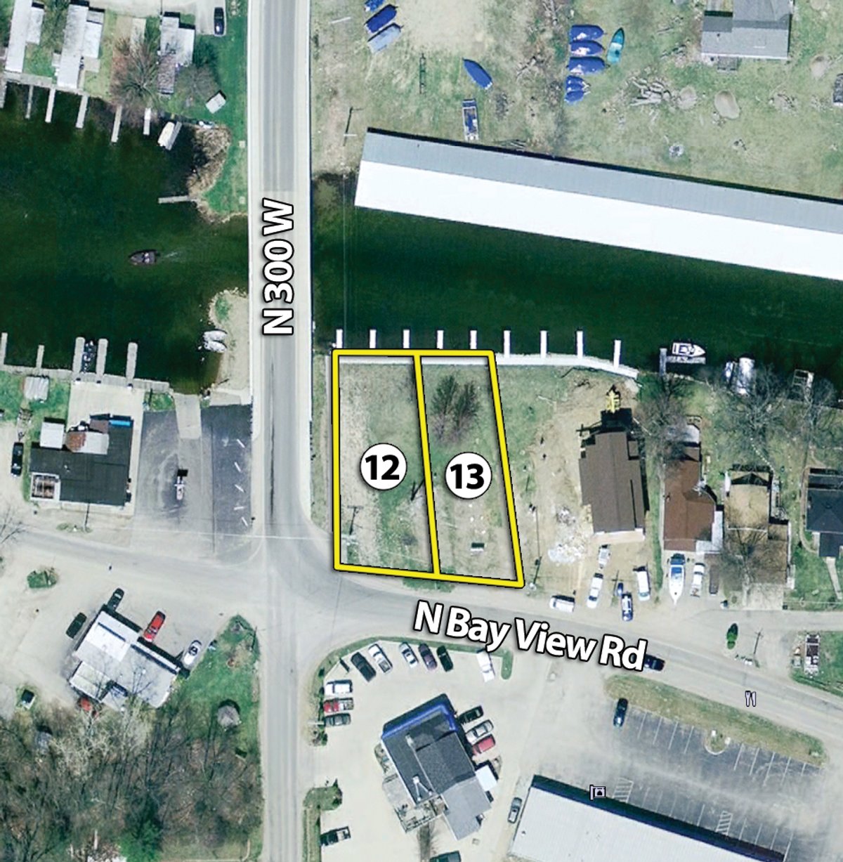 Tract map - Lake James Area Real Estate Auction - 13 Lots - 3 Selling Absolute!